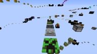 A parkour setting to practice in (Image via minecraftforum)